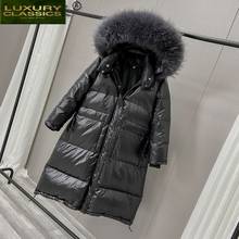 Women's Down Jacket Korean Woman Coat Warm Thick Female Winter Parkas Hooded Raccoon Dog Fur Collar 2021 Mujer Chaqueta 4 2024 - buy cheap