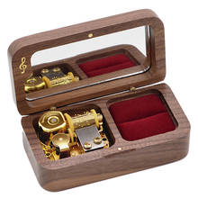 Sinzyo solid wood jewelry box ring music box for new year Christmas wedding and birthday Gift Castle in the Sky 2024 - buy cheap