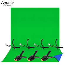 Andoer 1.8*2.8m Photography Studio Bi-Color Backdrop Washable Background Screen Polyester-Cotton Material with 3pcs Clamps 2024 - buy cheap