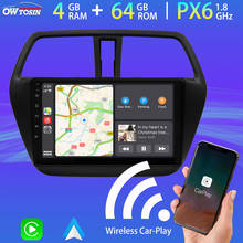 9" PX6 4G+64G Android 10.0 Car Multimedia For Suzuki SX4 S-Cross 2013-2017 Wireless Carplay TDA7850 HDMI 5*USB GPS Radio DAB DSP 2024 - buy cheap