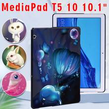 Case for Huawei MediaPad T5 10 10.1 Inch Ultra-thin Back Plastic  Tablet  Protective Cover + Stylus 2024 - buy cheap