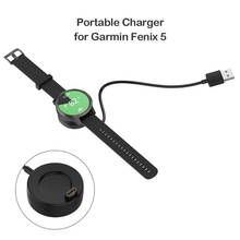 Cable de carga USB de 1m, cargador de muelle para Garmin Fenix 5/5S/5X Plus 6/6S/6X Venu Vivoactive 4/3 945 45 Quatix 5 Sapphire 2024 - compra barato