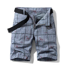 Men Shorts Plaid Beach Shorts 2020 Summer Mens Casual Camo Camouflage Shorts Military Short Pants Male Bermuda Cargo Overalls 2024 - buy cheap