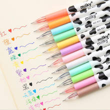 72pcs/lot Milky 12 colored gel pen Diamond ball pen Korean Stationery Canetas papelaria material escolar school supplies G088 2024 - buy cheap