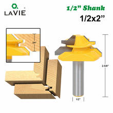 1PC 12mm  1/2" Shank Medium 45 Degree Lock Miter Router Bit 3/4" Stock Tenon Cutter for Woodworking Tools Wood Bit 2024 - buy cheap
