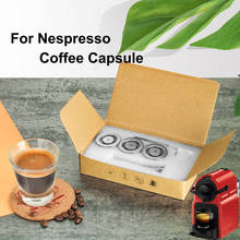 RECAFIMIL-cápsula de café reutilizable para Nespresso, filtros de Crema, taza de café de acero inoxidable para máquina Espress Lattissima 2024 - compra barato