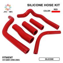 Motorcycle Silicone Radiator Coolant Hose Water Pipe For Honda CR500R CR 500R 500 R 1990-2000 2001 Off Road 2024 - buy cheap