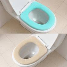 1PC Bathroom Toilet Seat Cover Toilet Cleaning Sticker Random Cushion Wc Pad Accessories Cover Soft Comfortable Mat Colors P4C7 2024 - buy cheap