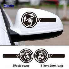 2pcs Car Rearview Mirror Stickers Vinyl Sport Stickers Decals For Fiat 500 Punto Panda Abarth TIPO Bravo 500x 500l 2024 - buy cheap