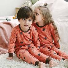Autumn Kids Pajamas Girls Boys Sleepwear Nightwear Baby Infant Clothes Animal Cartoon Pajama Sets Cotton Children's Pyjamas 2Pcs 2024 - buy cheap