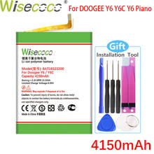 Wisecoco BAT16523200 4150mAh Battery For Doogee Y6 Y6C MTK6750 Octa Core Phone Battery Replace + Tracking Number 2024 - buy cheap