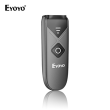 Eyoyo-mini scanner de código de barras para ipad, iphone e android, 2.4g, sem fio, aplicativo 2d, pdf417, código de barras, pc 2024 - compre barato