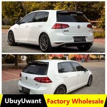 Для Volkswagen GOLF7 MK7 2014-2018 задний спойлер Высокое качество ABS Материал грунтовка Цвет автомобильное украшение в виде хвостового крыла для VW GOLF 7 2024 - купить недорого