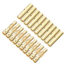 10Pair Banana Plug 4.0mm Bullet Female Male Connectors Gold Plated  Bullet Banana Connector Plugs For RC Battery Motor Parts 2024 - buy cheap