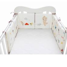 6 шт./компл. для детской кроватки, коробки подушки бампер для Infant Bebe защита для кроватки кроватка бампер для Постельное белье для новорожденных 2024 - купить недорого