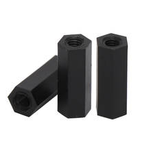 M4 M4*22 M4x22 M4*35 M4x35 Black Double Nut Nylon Plastic Female To Female PCB Stud Hex Hexagon Pillar Spacer Standoff Stand Off 2024 - buy cheap