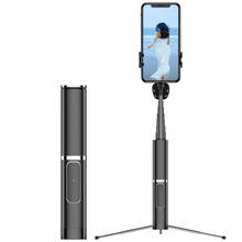 Palo de selfie inalámbrico 3 en 1 con Control remoto por Bluetooth, monopié plegable para teléfono móvil, estabilizador para iPhone 12 y Huawei 2024 - compra barato