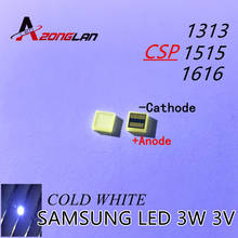 100pcs For SAMSUNG LED LCD Backlight TV Application LED Backlight 3W 3V CSP 1313 Cool white for TV TV Application 2024 - buy cheap