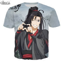 Cloocl 2021 mais novo anime mo dao zu shi impressão 3d t camisa streetwear masculino moda feminina camiseta harajuku camisas topos transporte da gota 2024 - compre barato