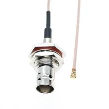 Conector IPX IPEX UFL U.FL a BNC hembra, Conector de mampara RF RG178, Cable Pigtail Coaxial, Mini PCI, WIFI, WLAN 2024 - compra barato