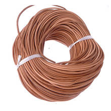3MM 10 Meter Natural Color Real Genuine Leather Cord Round Rope String for DIY Necklace Bracelet Jewelry Cord Dia 3mm 2024 - buy cheap