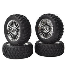 4pcs RC Rally Rubber Tires/Wheel Rims 12mm Hex for HSP HPI Kyosho for Tamiya 54861 1/10 RC Off Road Racing Model Car 2024 - buy cheap