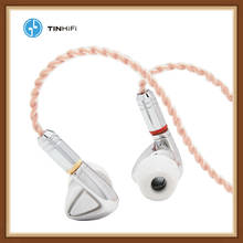 TINHiFi TinAudio P1 10 мм ортодинамический плоский-мембранный драйвер Hifi музыкальный монитор наушники-вкладыши со съемным MMCX кабелем 2024 - купить недорого