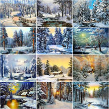 PhotoCustom Landscape Oil Painting By Numbers Kits Frameless Scenery 40x50cm Coloring By Numbers Digital DIY Pictures On Canvas 2024 - buy cheap