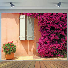 Фон для студийной фотосъемки с изображением деревянного окна винных цветов стены для свадебной портретной съемки влюбленных пар женщин 2024 - купить недорого