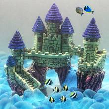 Aquarium Dark Castle Aquarium Decor Ornament Simulation Fish Tank Decorations 2024 - buy cheap