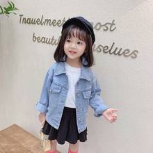Kids Denim Jackets for Girls Baby  Embroidery Coats Spring Autumn Fashion Sequins Child Kids Outwear Ripped Jeans Jackets Jean 2024 - buy cheap