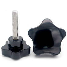 1pcs M14 stainless steel Torx hand screws bolts T&TX five star bakelite adjustment knob handle screw bolt 25mm-60mm length 2024 - buy cheap
