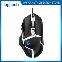 Logitech-mouse g502 series, 16,000 dpi, 400 ips, sistema de peso ajustável, mouse gamer de alta qualidade com 11 botões personalizáveis 2024 - compre barato