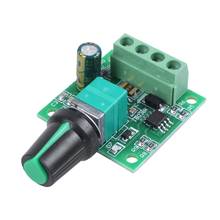 Controlador de velocidad del Motor de CC (PWM) 1803BK, interruptor de controlador ajustable, 1,8 v, 3v, 5v, 6v, 7,2 v, 12v, 2A, 30W 2024 - compra barato