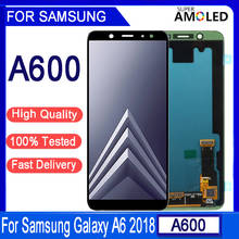 5.6”Original Super AMOLED For SAMSUNG Galaxy A6 2018 A600 A600F A600FN LCD Display Touch Screen Digitizer Assembly Parts 2024 - buy cheap