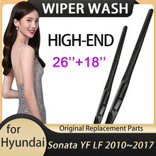 Lâmina de limpador do carro para hyundai sonata yf lf 2010 ~ 2017 lâmina de limpador do carro pára-brisas limpadores acessórios do carro 2011 2012 2013 2024 - compre barato