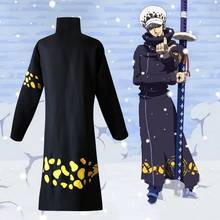 Boy's one piece adult cosplay costume Anime dress 2 years later cosplay Trafalgar legal Death surgeon cosplay costume coat 2024 - buy cheap