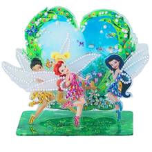 DIY Princess Special Shaped Diamond Painting 3D Three-dimensional Acrylic Puzzle Kits Crystal Rhinestone Arts Home Decor 2024 - buy cheap