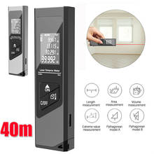 SALE Black/Silver  40m/131ft Digital Laser Point Distance Meter Tape Measure Rangefinder Handheld 2024 - buy cheap