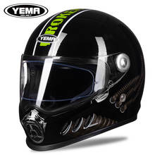 Punk Helmet Thompson Motorcycle Helmet Full Face Casco Moto Helmet Vintage Chopper Retro Helmet Capacete De Motocicleta 2024 - buy cheap