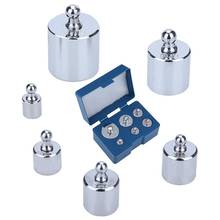 Chrome Plating Grams Precision Calibration Weight for Digital Scale 5g 10g 20g 50g 100g Mini Weight for Balance 6Pcs/Set Kit 2024 - buy cheap