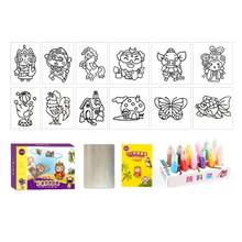2020 New 12 Colors Kids DIY Drawing Toys Cartoon Glue Tempera Painting Kindergarten Craft 2024 - buy cheap