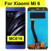 5.15 "para xiaomi 6 mi 6 mi6 m6 mi6 com botão de impressão digital display lcd tela do painel toque digitador da tela para xiaomi 6 mi6 lcd 2024 - compre barato
