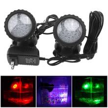 2pcs 12V 36 LED Spotlight Lamp 7 Colors Changing Waterproof for Garden Fountain Fish Tank Pool Pond Outdoor Spot Light 2024 - buy cheap