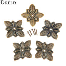 Dreld 50 pçs antigo bronze móveis estofos prego tachas caixa de presente de jóias porta sofá decorativo tack parafuso prisioneiro pushpin 30*27mm 2024 - compre barato