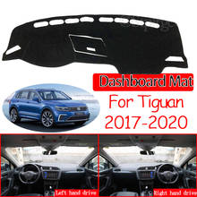 Alfombrilla antideslizante para salpicadero de coche, accesorio para Volkswagen VW Tiguan MK2 2017 2018 2019 2020 2024 - compra barato