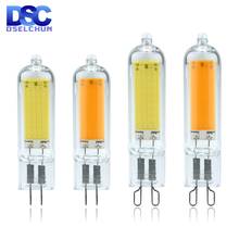 4PCS Dimmable LED G4 G9 Light Bulb 3W 6W 220V COB Glass LED Lamp Replace Halogen Bulb for Pendant Lighting Fixture Chandelier 2024 - купить недорого