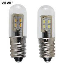 Mini lâmpada ampola led e14, 2w, ac dc 12v para 24 v, iluminação de pc, cobertura de holofote, lâmpada vela 12 24 volts 3014 super e 14 2024 - compre barato