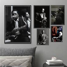 Póster e impresiones de arte, John Coltrane, Jazz, músico, cantante de música, estrella, arte de pared, imágenes, decoración del hogar, cuadros 2024 - compra barato