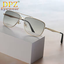 2021 New woman fashion big frame double beam pilot sunglasses men's trend box metal classic sunglasses UV400 oculos de sol 2024 - buy cheap